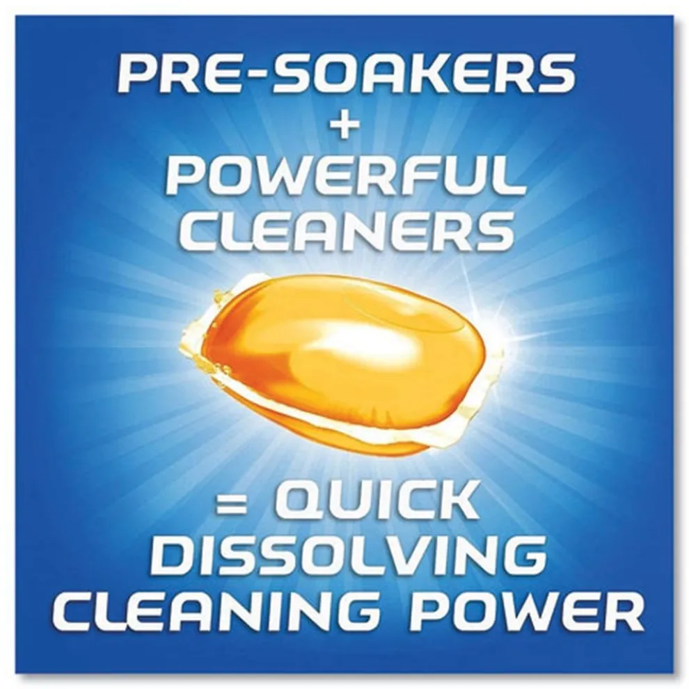 FINISH Box of 32 Dish Detergent Gelpacs - Orange Scent (8/Carton)