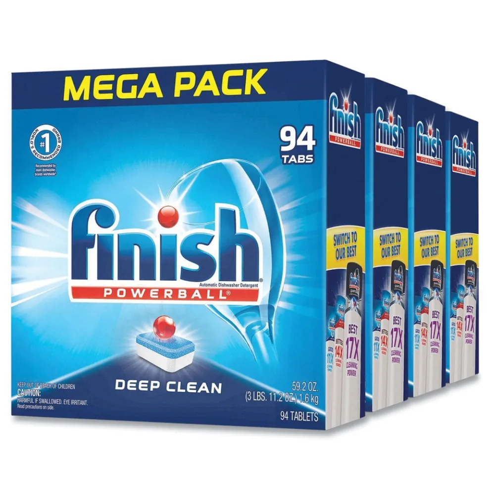 FINISH Powerball Dishwasher Tabs - Fresh Scent (94/Box)