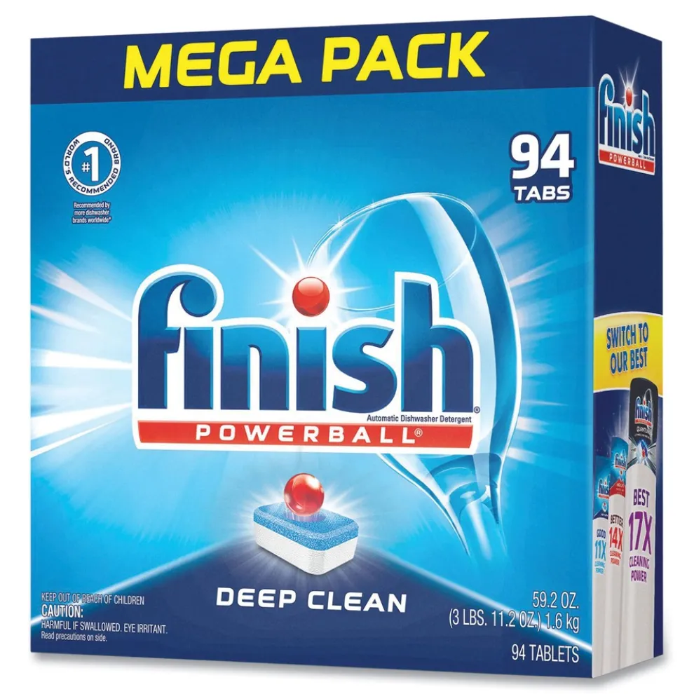 FINISH Powerball Dishwasher Tabs - Fresh Scent (94/Box)