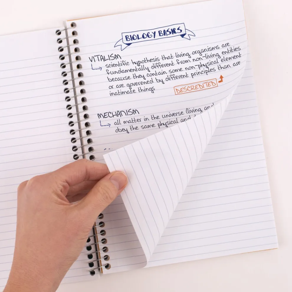 Five Star 9.5 x 7.25 Sheets (150) Medium/College Rule Wirebound Notebook - Randomly Assorted Cover Color