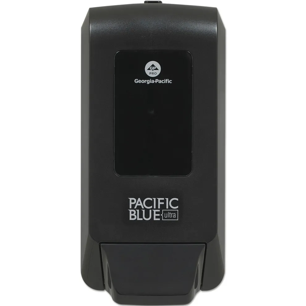 Georgia Pacific Professional Pacific Blue Ultra 5.6 in. x 4.4 in. x 11.5 in. 1200 mL Refill Soap/Sanitizer Dispenser - Black (1/Carton)