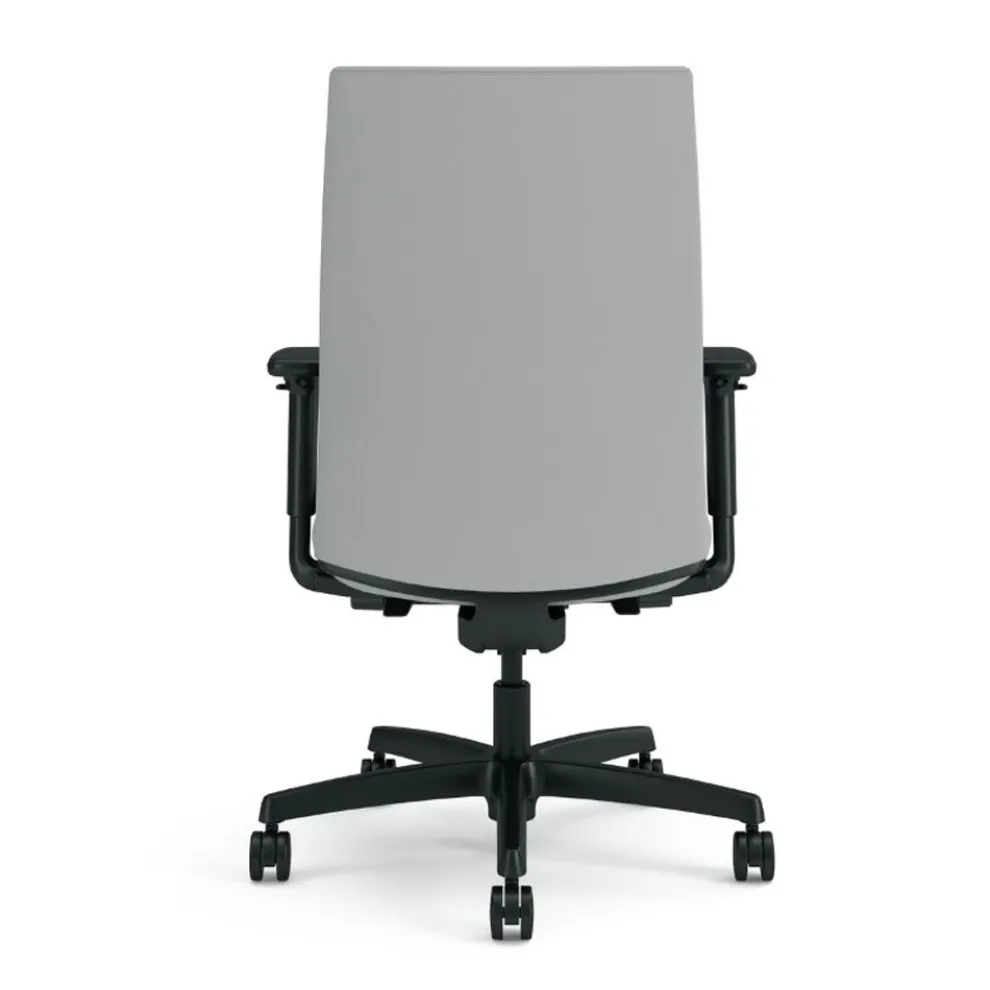 HON Ignition 2.0 17 in. to 21.5 in. Seat Height Vinyl Upholstered Mid-Back Task Chair - Flint Seat/Back/Black Base