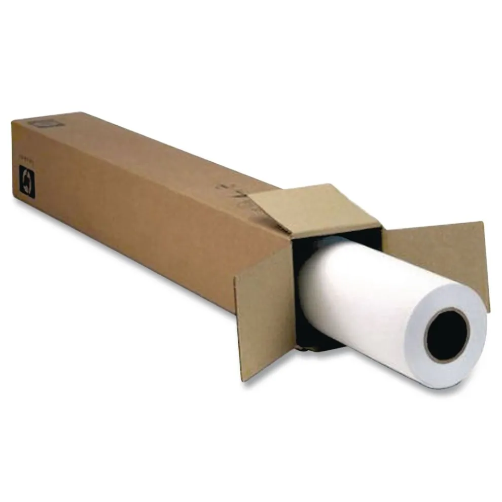 HP Designjet Inkjet 4.9 mil 42 in. x 150 ft. Coated Large Format Paper - White