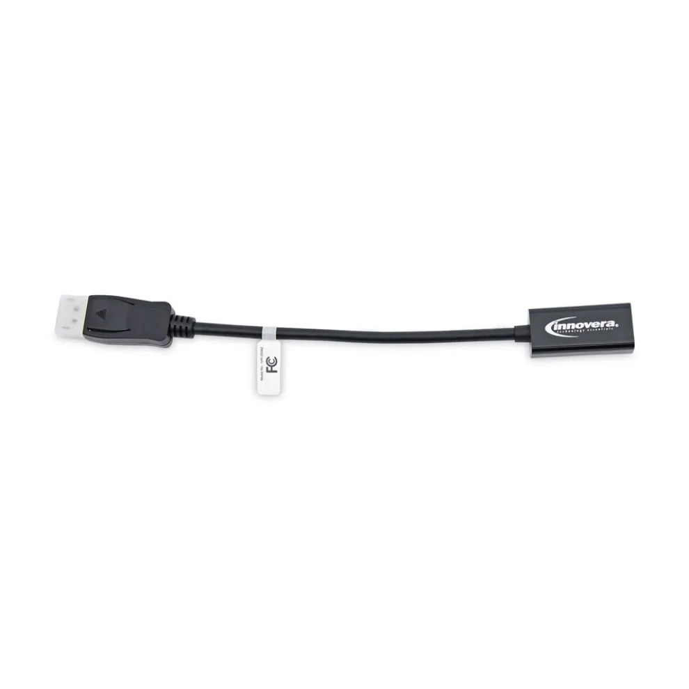 Innovera 0.65 ft. DisplayPort-HDMI Adapter - Black