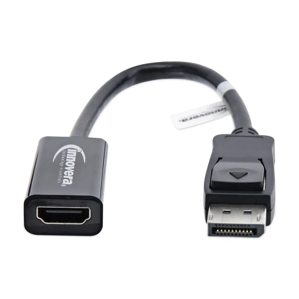 Innovera 0.65 ft. DisplayPort-HDMI Adapter - Black