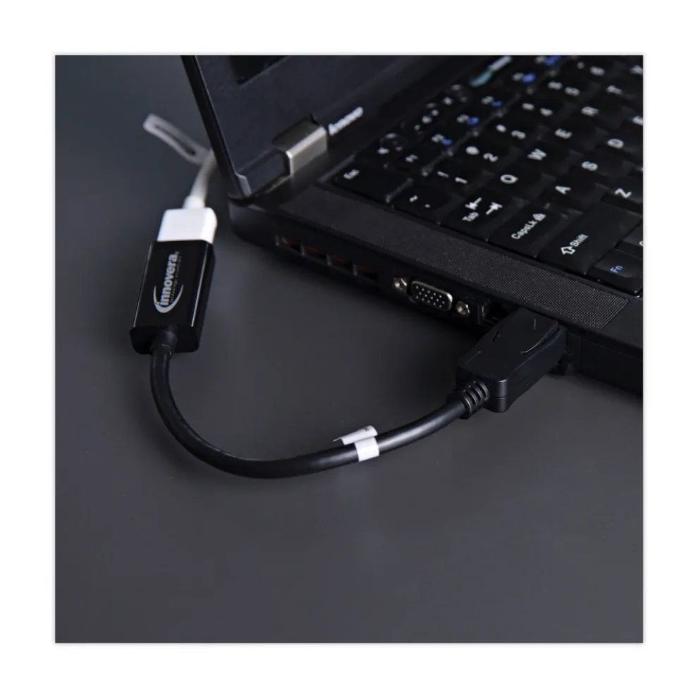 Innovera 0.65 ft. DisplayPort-HDMI Adapter - Black