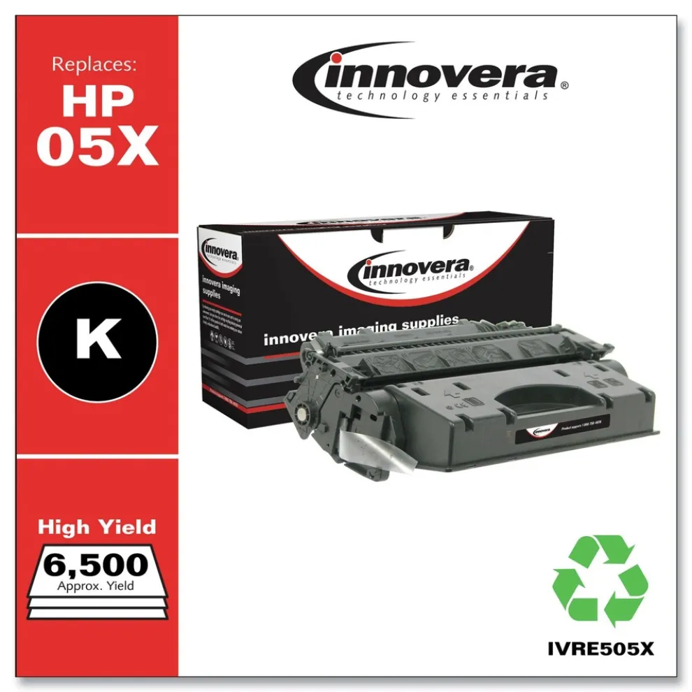 Innovera IVRE505X Remanufactured Ce505x (05x) High-Yield Toner, Black