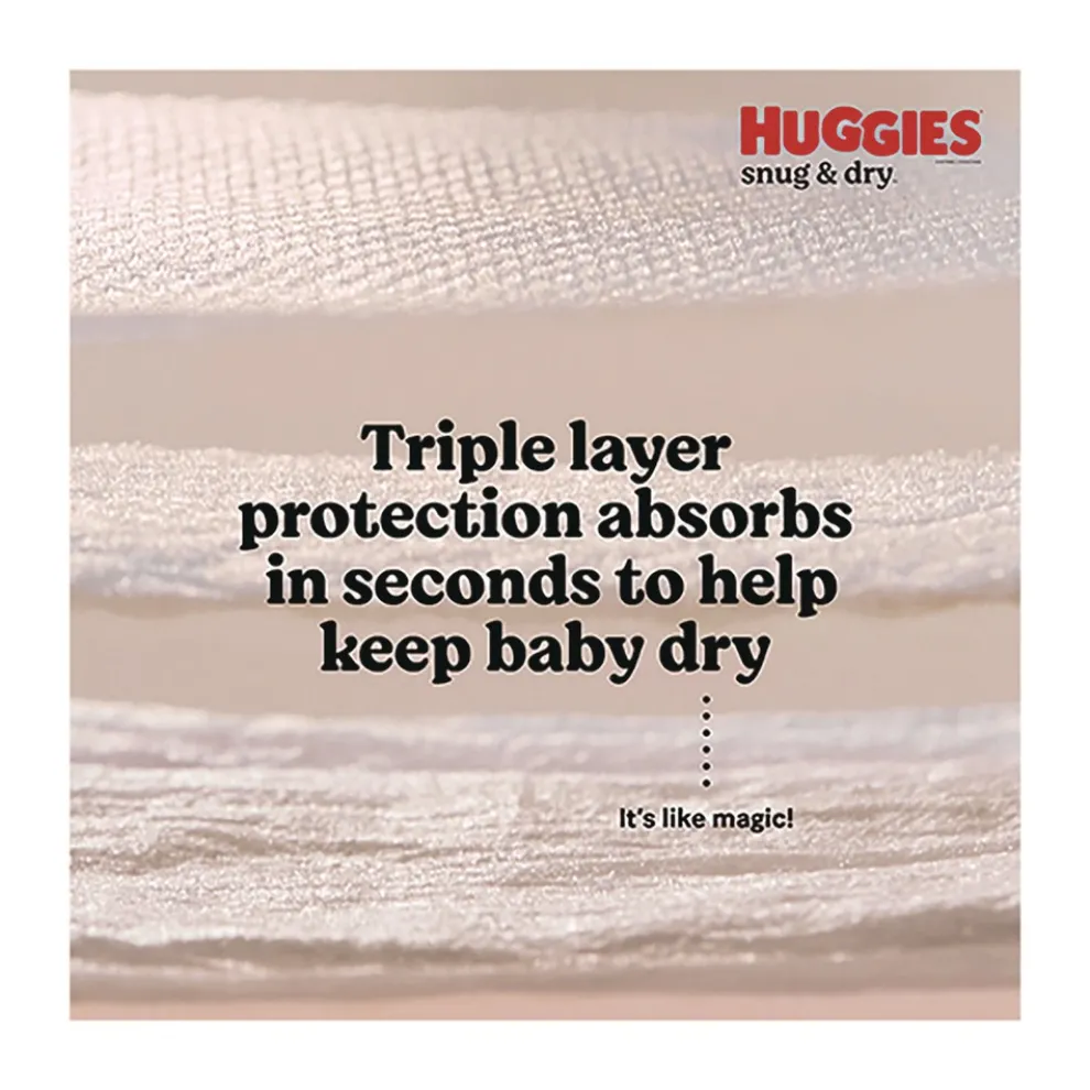 Kimberly-Clark Snug and Dry 16 lbs. to 28 lbs. Diapers - Size 3 (168/Carton)