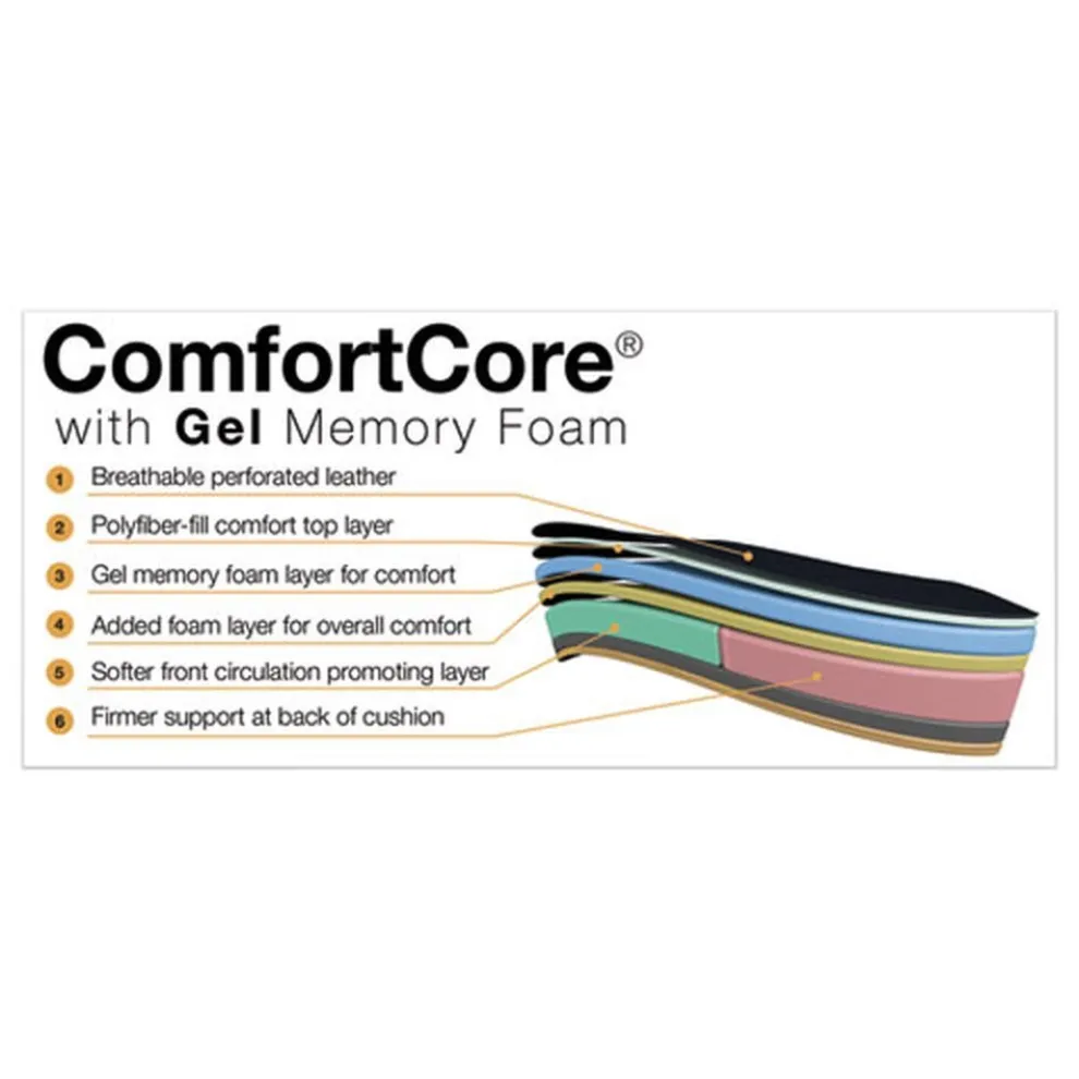 La-Z-Boy Commercial 2000 High-Back Executive Chair, Supports Up To 300 Lb, 20.25-in To 23.25-in Seat Height, Black Seat/back, Silver Base