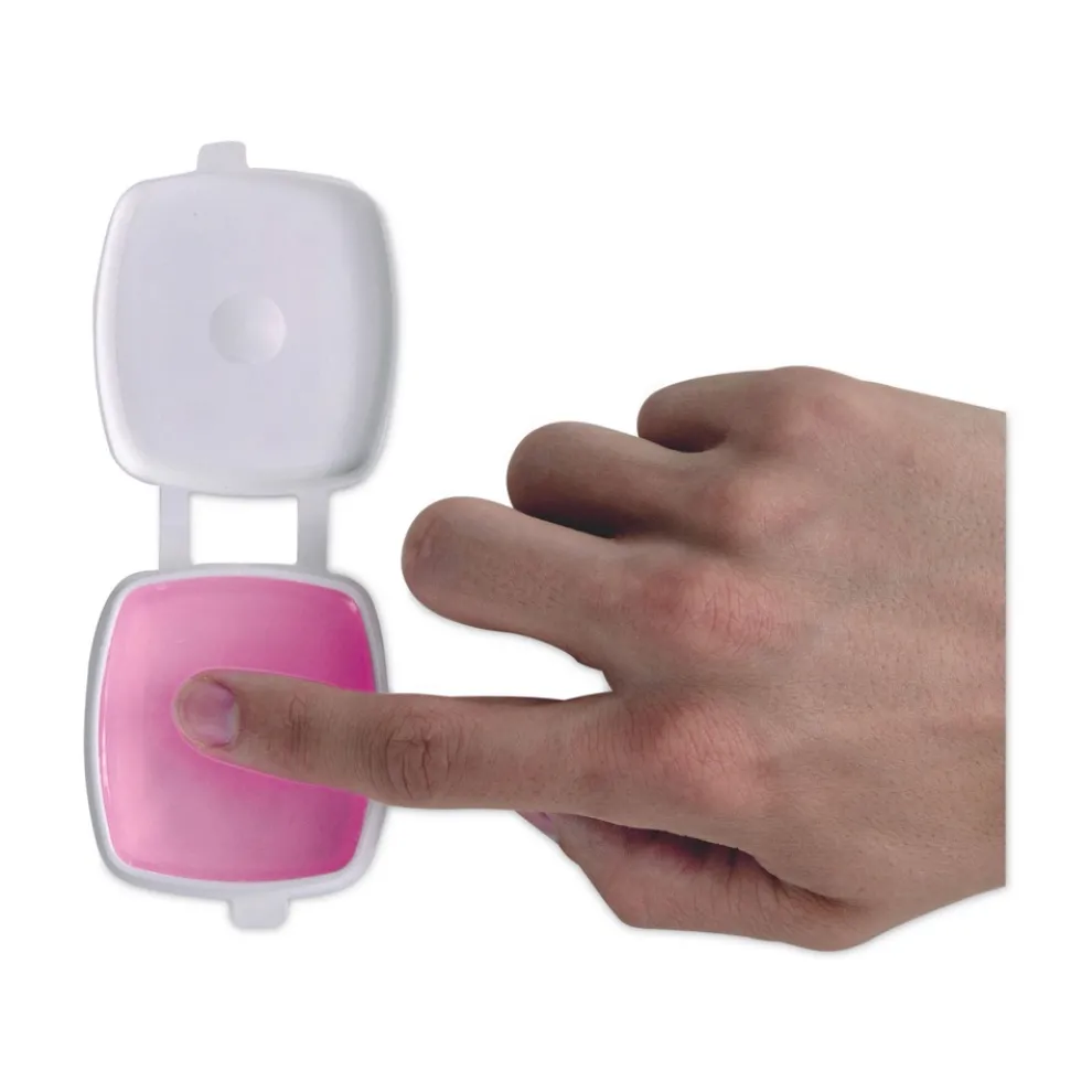 LEE 1 oz. Sortkwik Fingertip Moisteners - Pink
