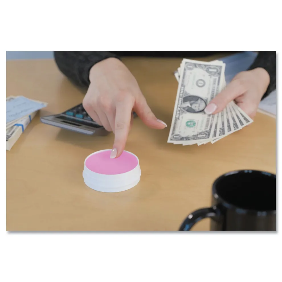 LEE 1.75 oz. Sortkwik Fingertip Moisteners - Pink