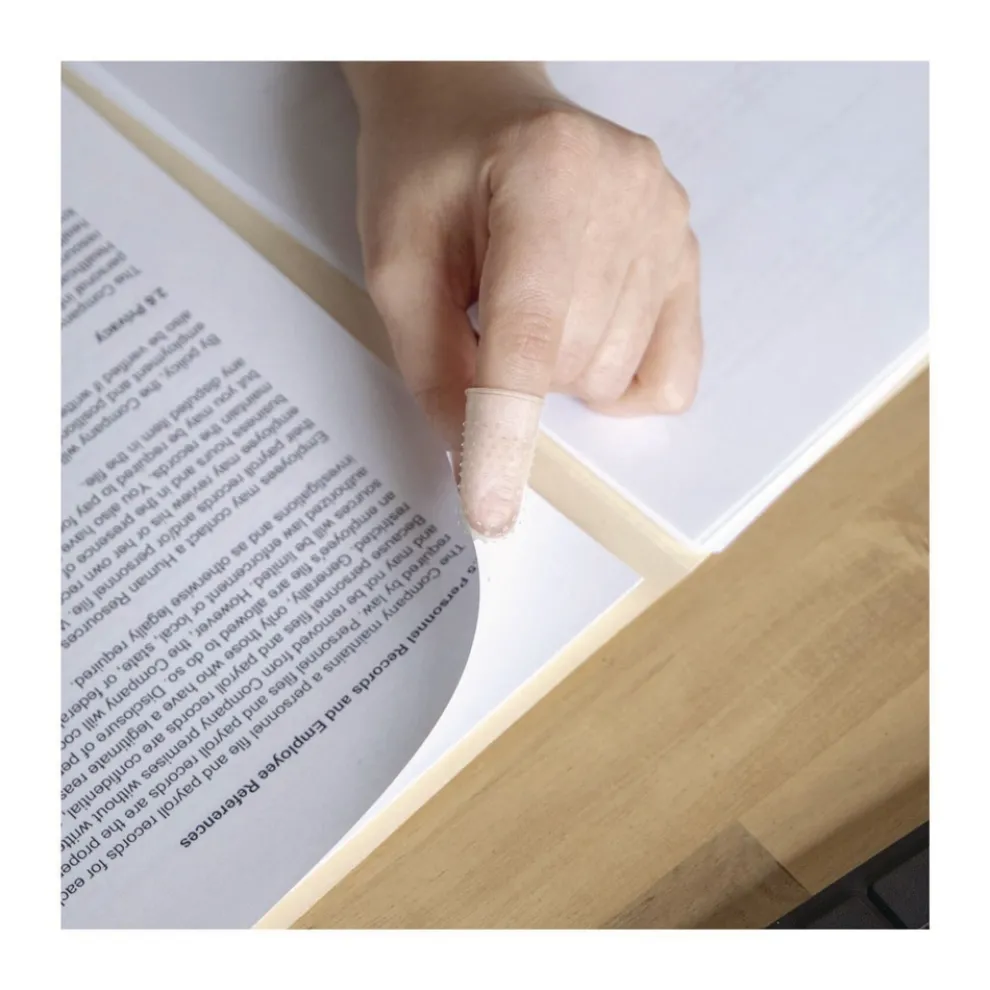 LEE Size 11.5 Micro-Gel Fingertips - Medium Clear (12/Pack)