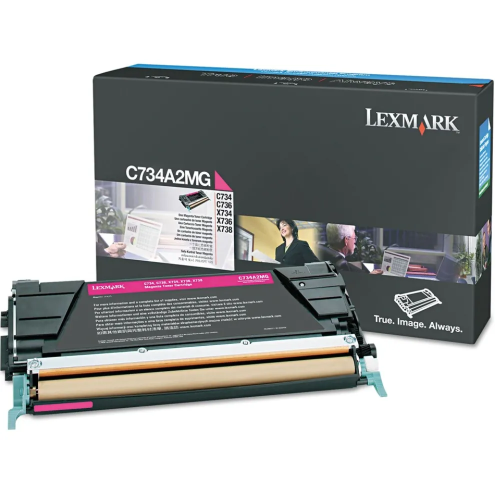 Lexmark CX734/C746/CX738 6000 Page-Yield Toner - Magenta
