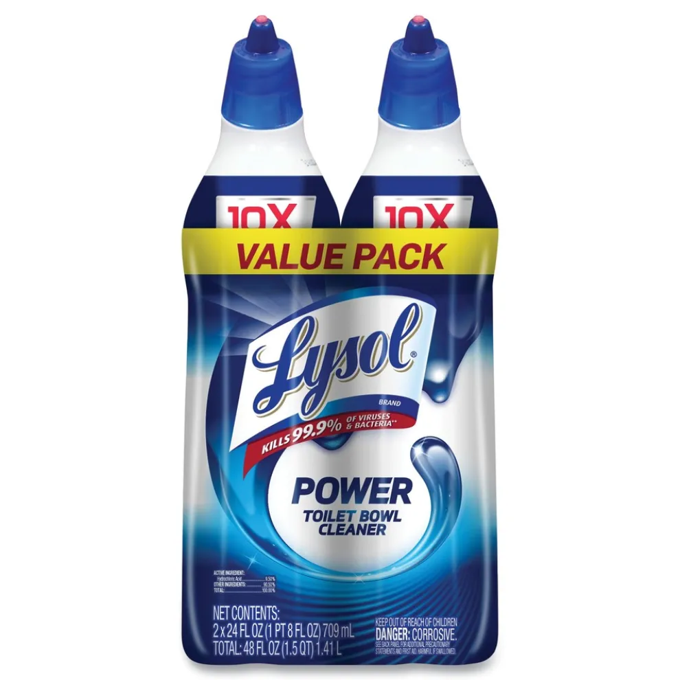 LYSOL Brand 24 oz. Disinfectant Toilet Bowl Cleaner - Atlantic Fresh (2/Pack)
