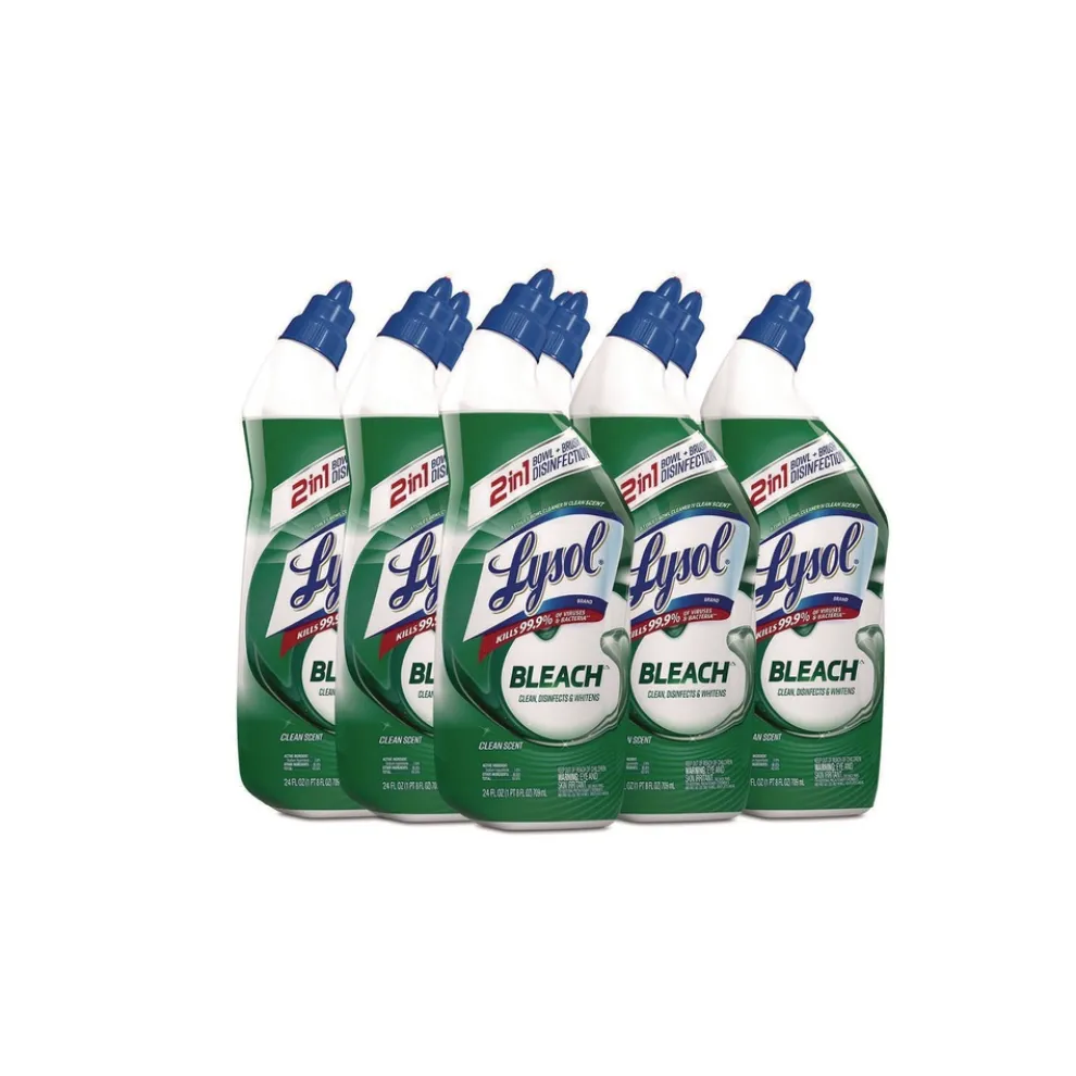 LYSOL Brand 24 oz. Disinfectant Toilet Bowl Cleaner with Bleach (9/Carton)