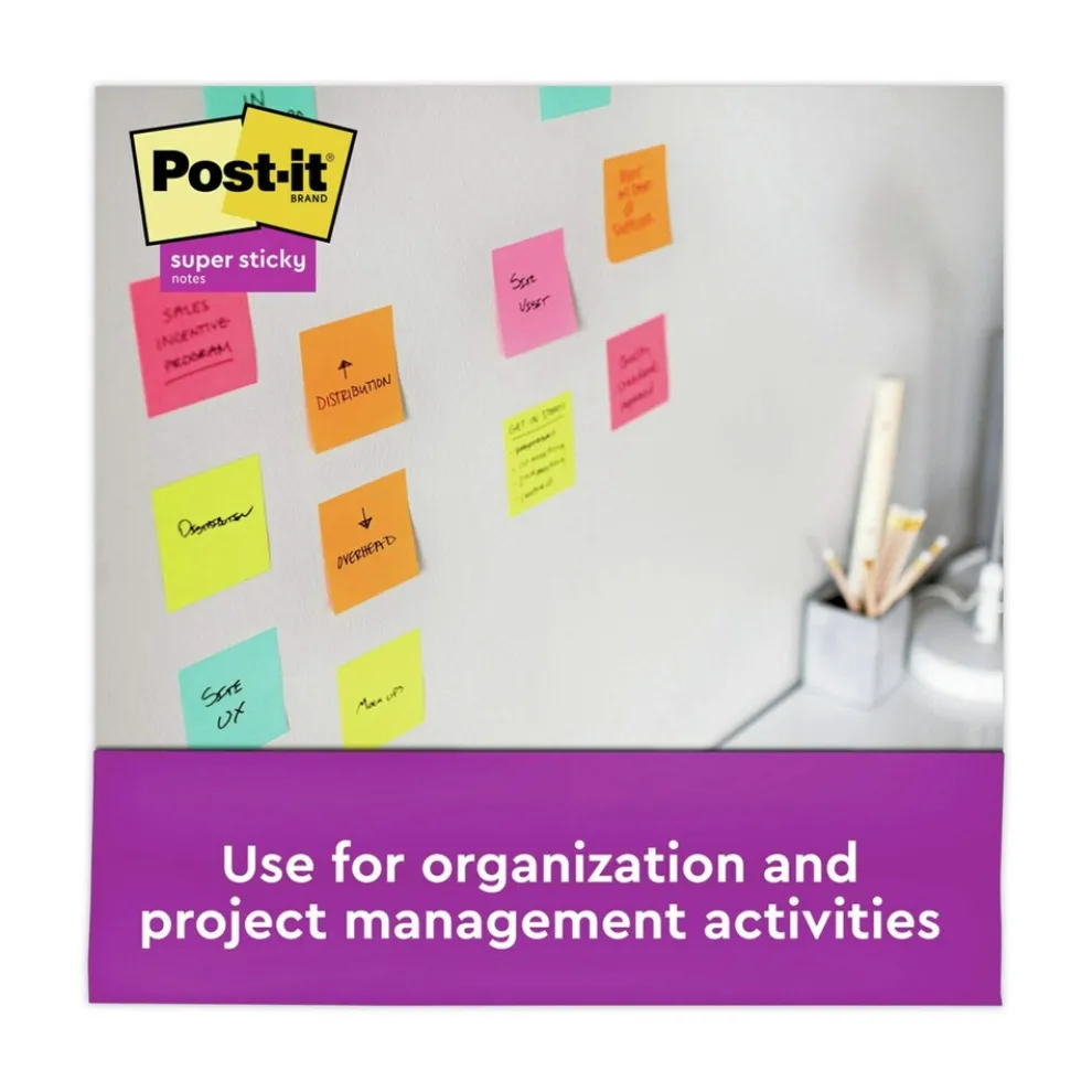 3M 3 in. x 3 in. Pop-up Note Refill Cabinet Pack - Supernova Neons Collection Colors (18 Pads/Pack)