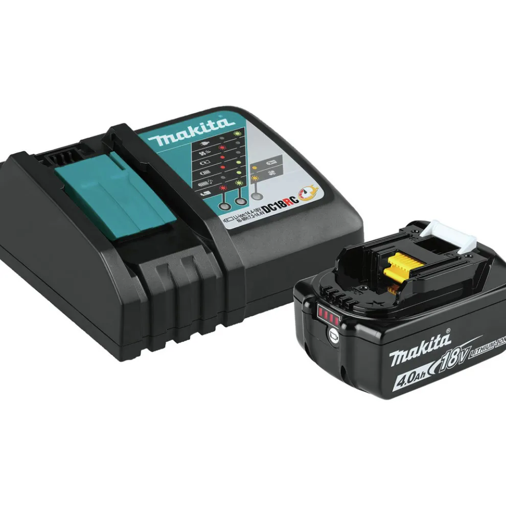 Makita 18V LXT 4 Ah Lithium-Ion Compact Battery and Rapid Charger Kit