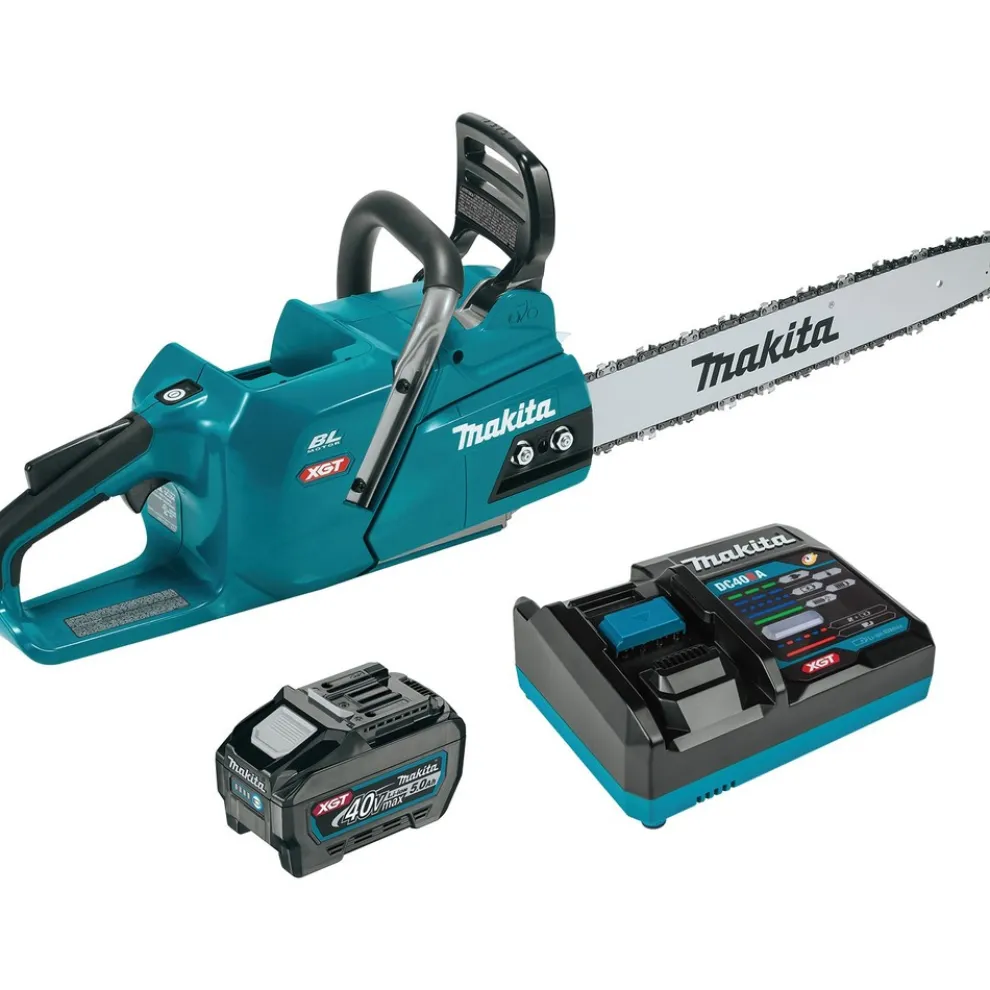Makita 40V max XGT Brushless Lithium-Ion 18 in. Cordless Chain Saw Kit (5.0Ah)