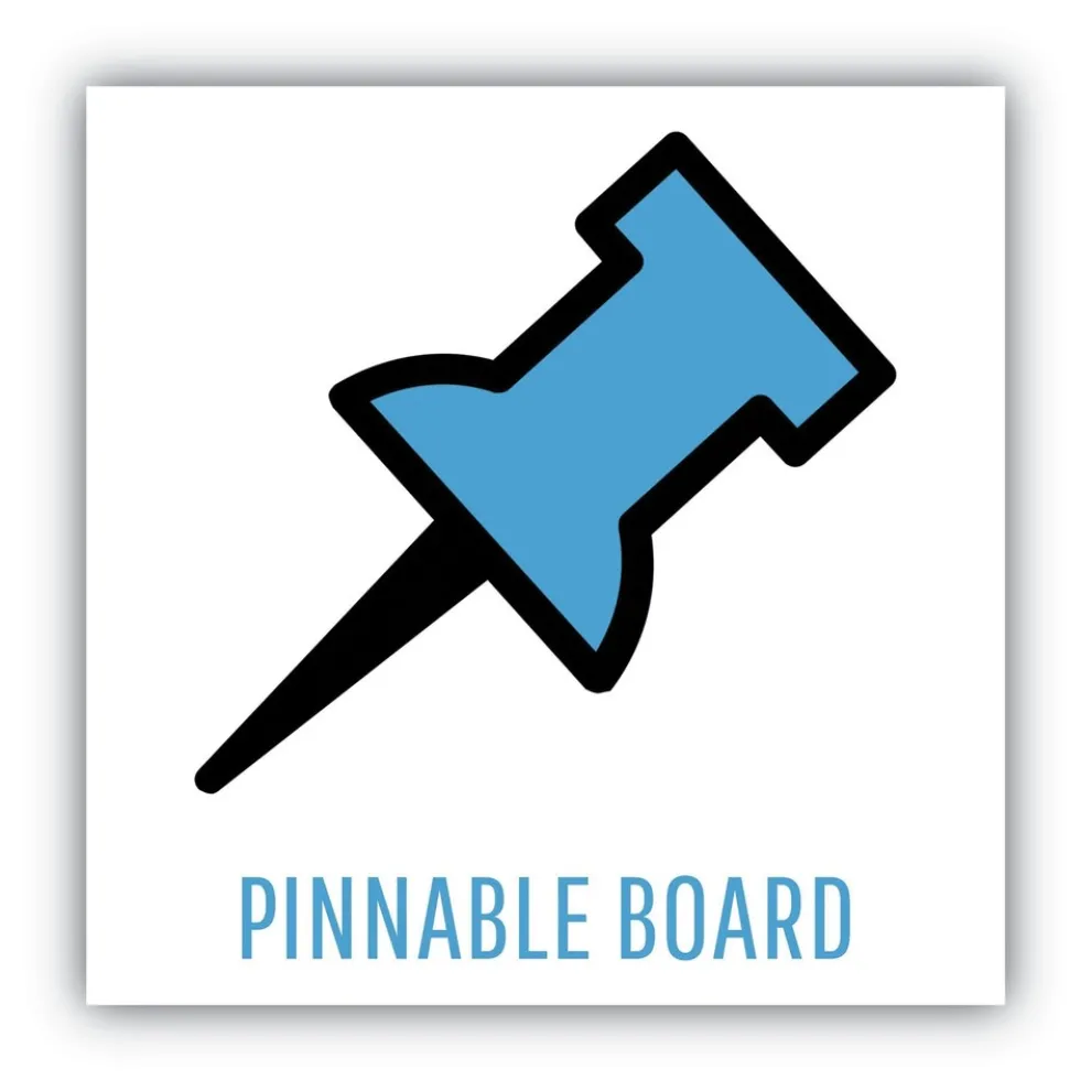 MasterVision 24 in. x 18 in. Natural Cork Bulletin Board - Tan Surface/Black Wood Frame