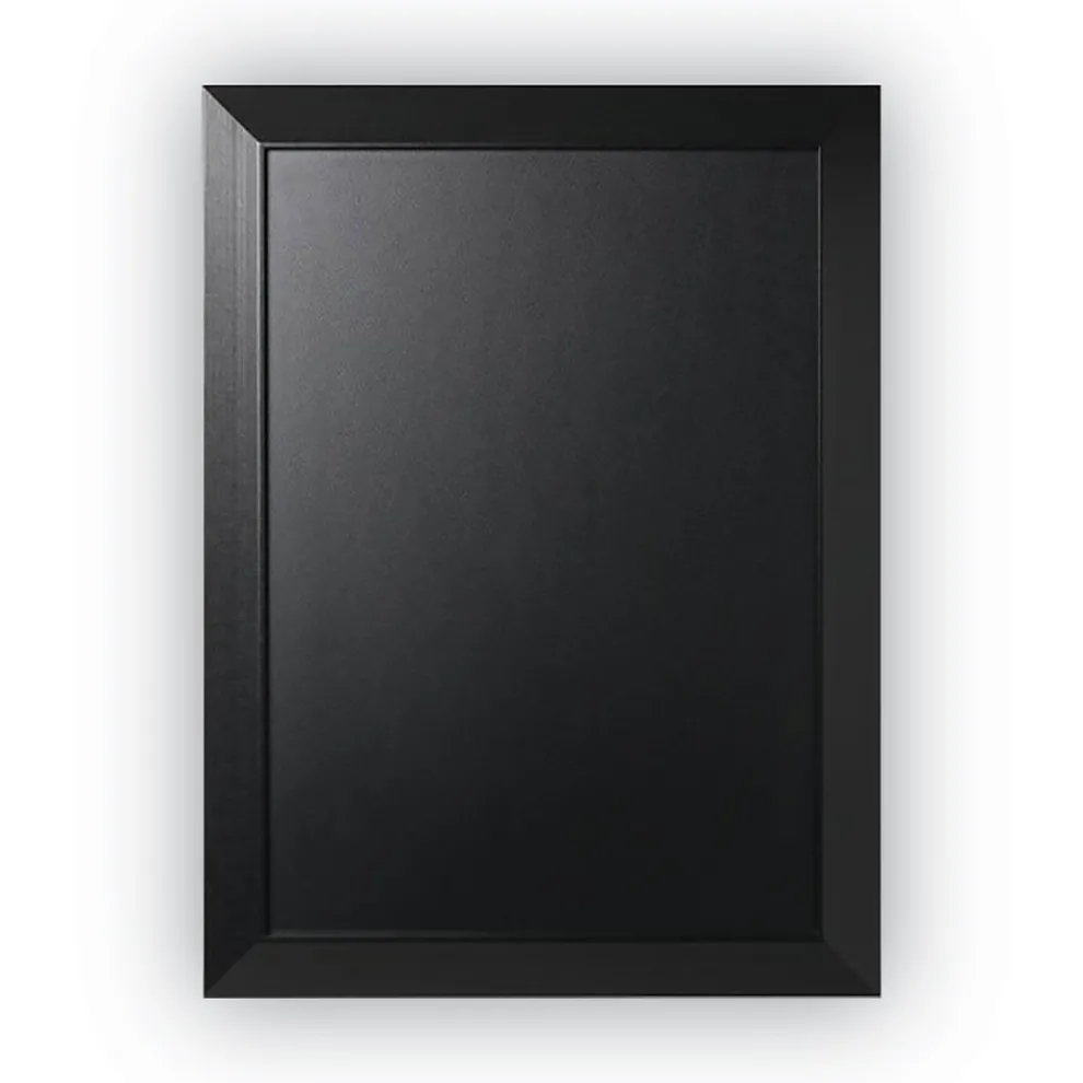 MasterVision Kamashi 36 in. x 24 in. Wood Frame Chalk Board - Black