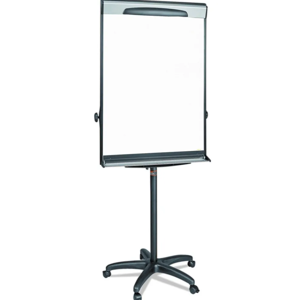MasterVision Tripod Extension Bar 69 in. to 78 in. High Magnetic Dry-Erase Easel - Black/Silver
