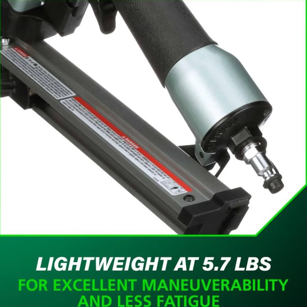 Metabo HPT NR65AK2SM 36-Degree 2-1/2 in. Strap-Tite Fastening System Metal Connector Strip Nailer with Short Magazine