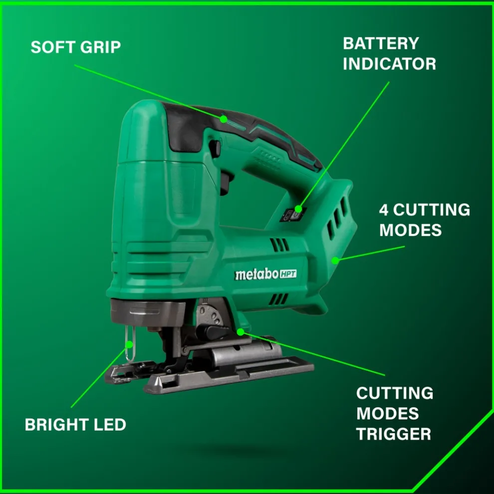 Metabo HPT 18V Lithium-Ion Cordless Jig Saw (Tool Only)