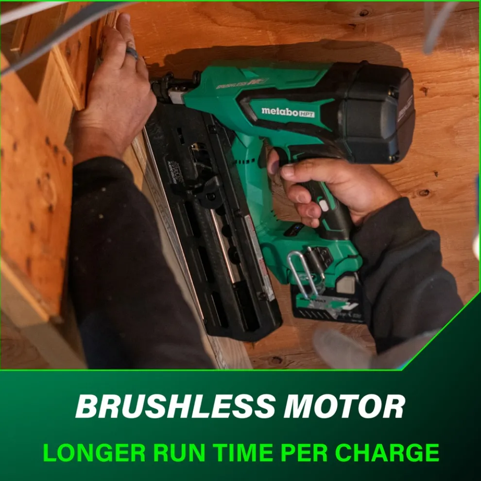 Metabo HPT 36V MultiVolt 3-1/2 in. Cordless Framing Nailer Kit (2.5 Ah)