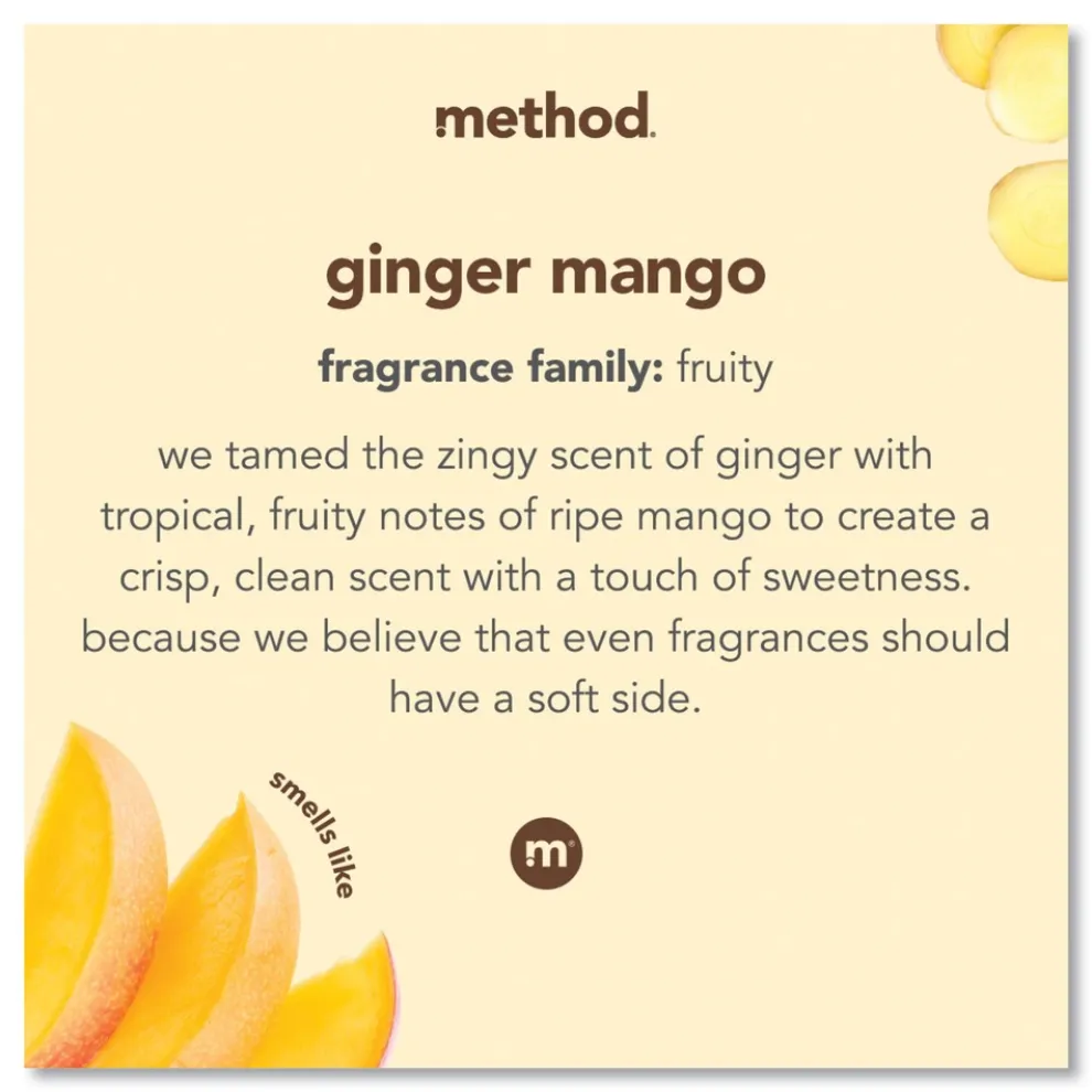 Method 14.8 oz. Bottle Fragrance Booster Beads - Ginger Mango Scent (6/Carton)