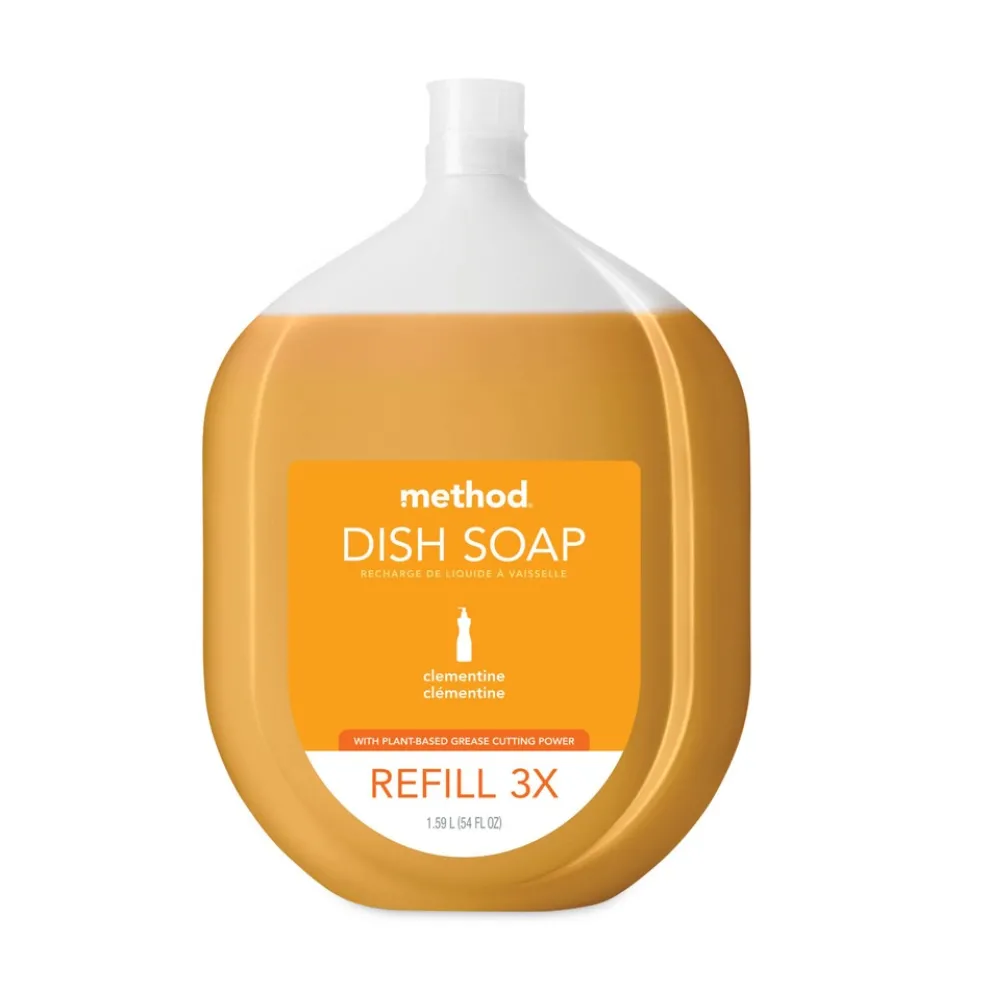 Method 54 oz Dish Soap Refill Tub - Clementine Scent (4/Carton)