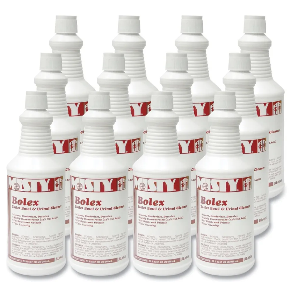 Misty 32 oz. Bolex 23 Percent Hydrochloric Acid Bowl Cleaner - Wintergreen (12/Carton)
