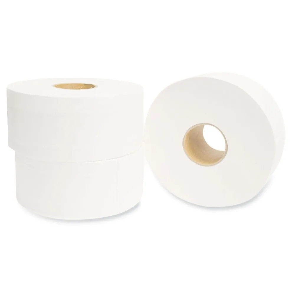 Morcon Paper 2-Ply Septic Safe 17 ft. Bath Tissues - Jumbo, White (12 Rolls/Carton)