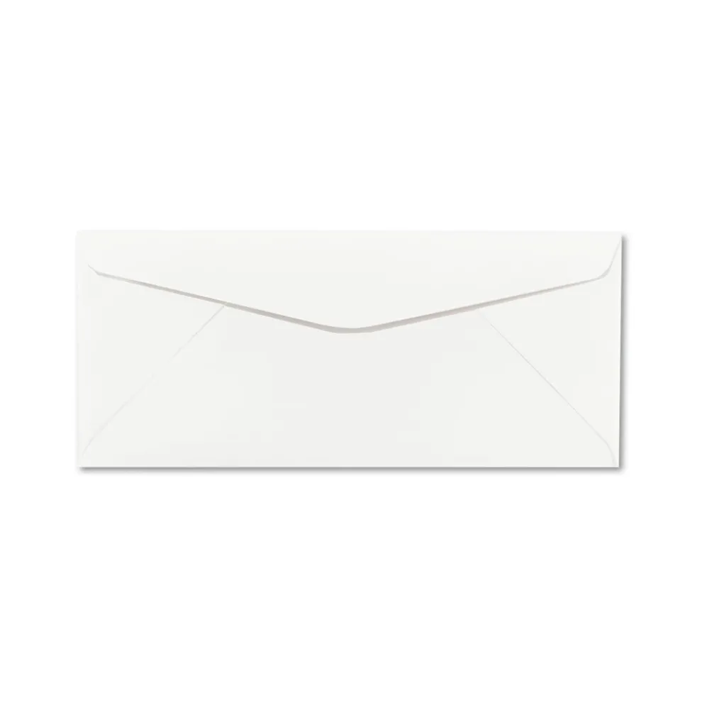 Neenah Paper 4.13 in. x 9.5 in. CLASSIC CREST Commercial Flap Gummed Closure #10 Envelope - Avon Brilliant White (500/Box)