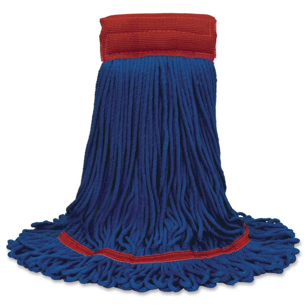 Nexstep Commercial Products MaxiPlus Microfiber Loop-End Mop, Microfiber, 24 oz, Blue