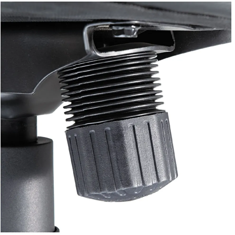 OIF Executive Swivel/Tilt Leather High-Back Chair (Fixed Arched Arms/Black)