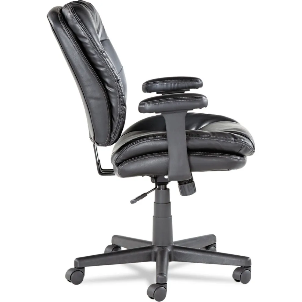 OIF Executive Swivel/Tilt Chair (Fixed T-Bar Arms/ Black)
