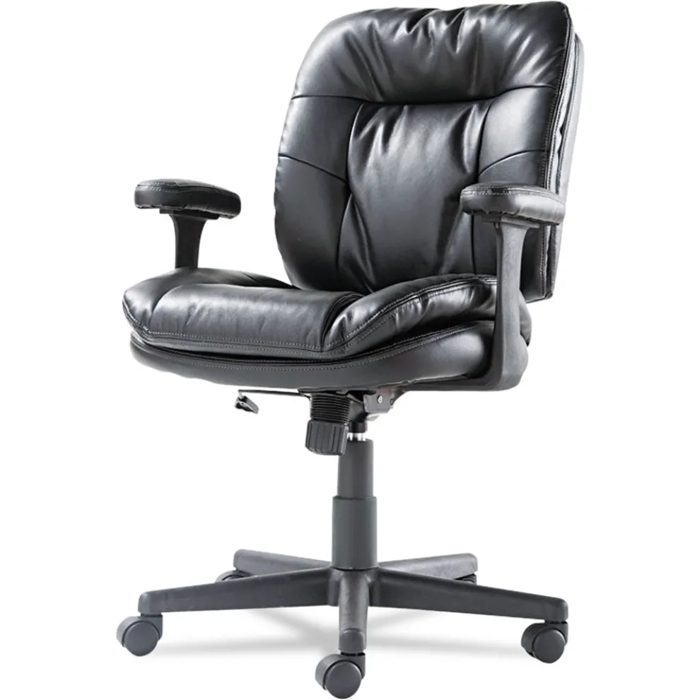 OIF Executive Swivel/Tilt Chair (Fixed T-Bar Arms/ Black)