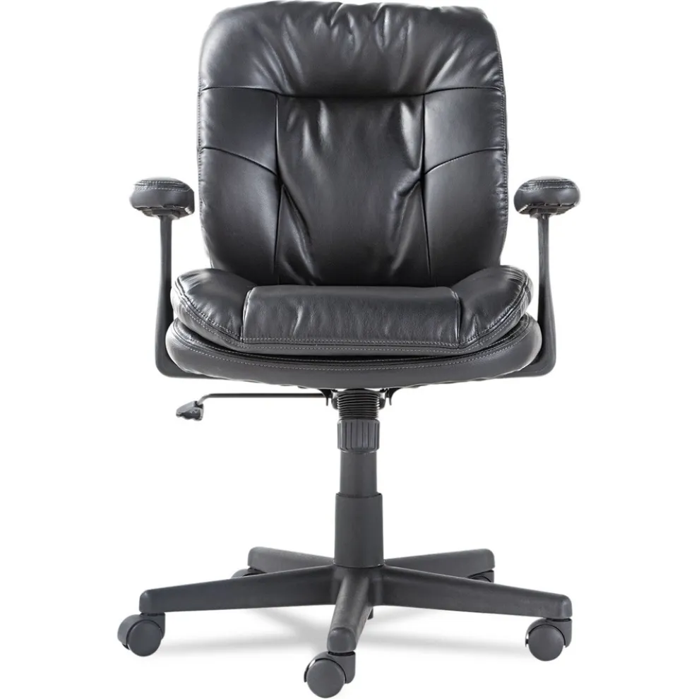 OIF Executive Swivel/Tilt Chair (Fixed T-Bar Arms/ Black)