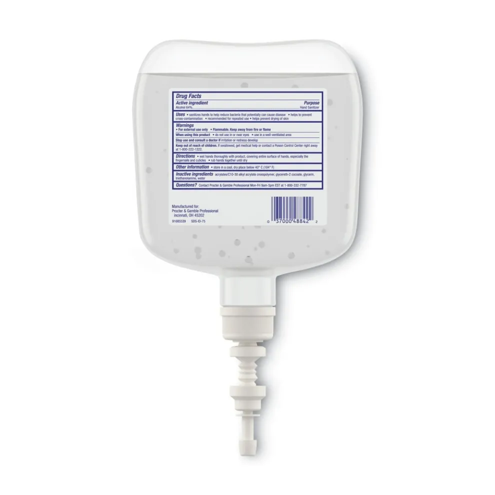 P&G Pro 1,200 mL Refill Antibacterial Gel Hand Sanitizer - Fragrance-Free (4/Carton)