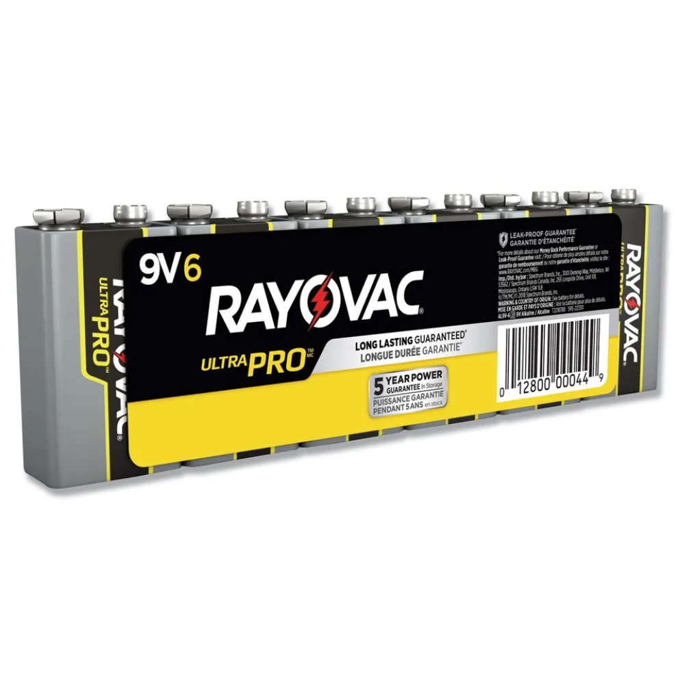 Rayovac 9V Ultra Pro Alkaline Batteries (6/Pack)