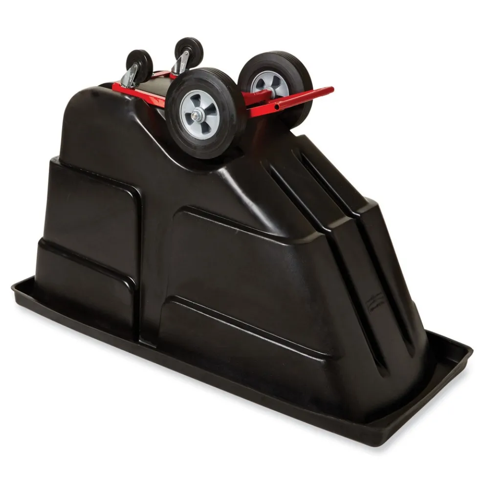 Rubbermaid Commercial 202 gal. 450 lbs. Capacity Plastic Rotomolded Tilt Truck - Black