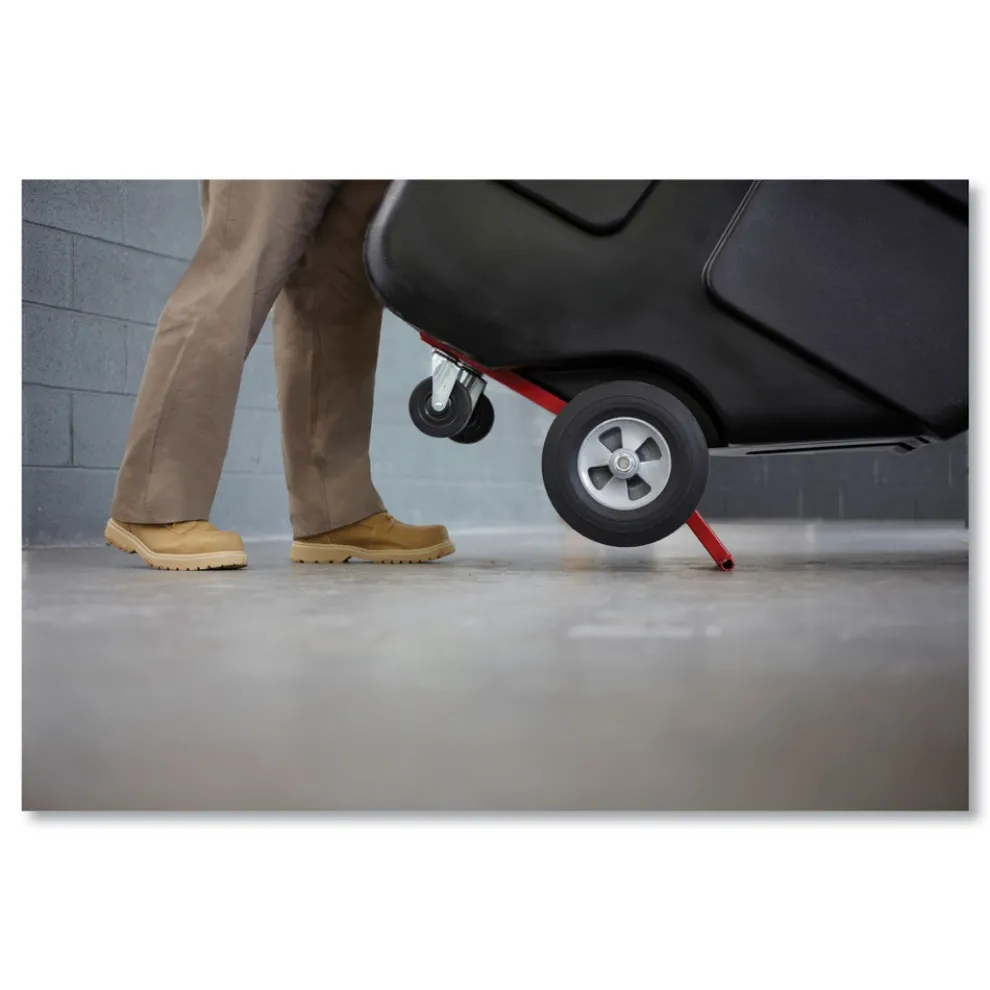 Rubbermaid Commercial 202 gal. 450 lbs. Capacity Plastic Rotomolded Tilt Truck - Black