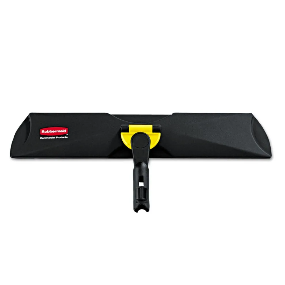 Rubbermaid Commercial HYGEN FGQ55900BK00 HYGEN 18 in. Quick Connect Single-Sided Plastic Wet/Dry Mop Frame - Black