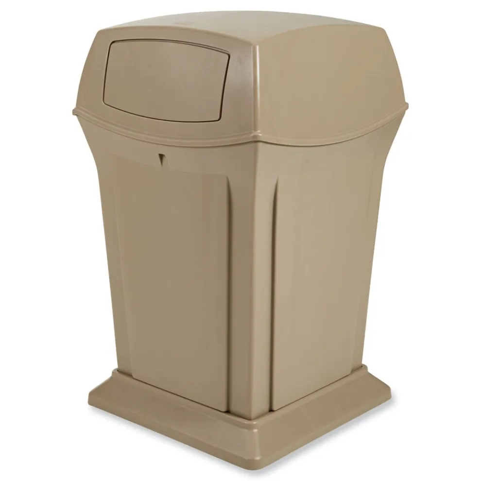 Rubbermaid Commercial Ranger 45-Gallon Fire-Safe Structural Foam Container - Beige