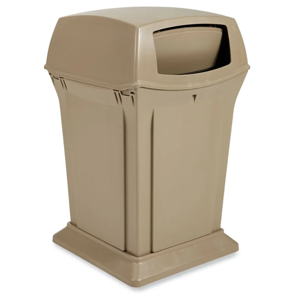 Rubbermaid Commercial Ranger 45-Gallon Fire-Safe Structural Foam Container - Beige