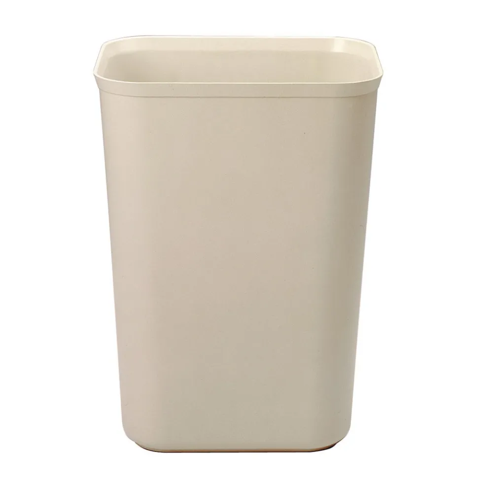 Rubbermaid Commercial 10 Gallon Fiberglass Wastebasket - Beige