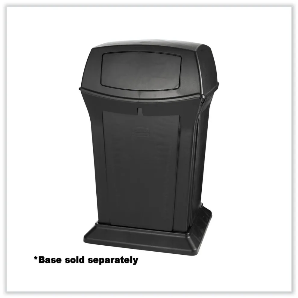 Rubbermaid Commercial Ranger 45-Gallon Fire-Safe Structural Foam Container - Black