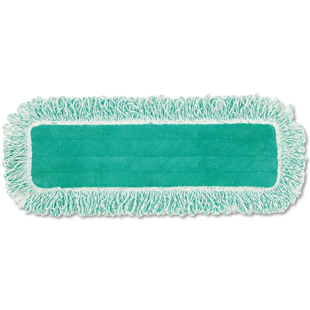 Rubbermaid Commercial 18 in. Microfiber Dust Pad with Fringe - Green