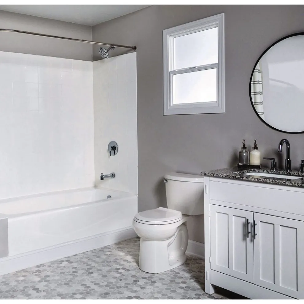 Rust-Oleum Specialty Tub and Tile Refinishing Kit, Gloss White, Quart, 4 Kits/Carton