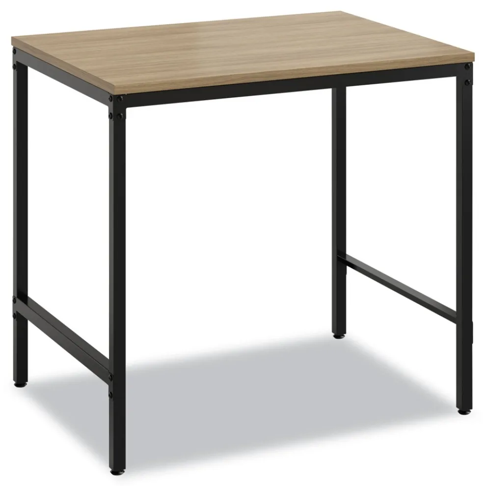 Safco 30.5 in. x 23.2 in. x 29.5 in. Simple Study Desk - Walnut
